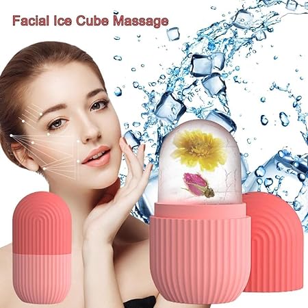 Reusable Facial Ice Roller for Face | Enhance Skin Glow Shrink &Tighten Pores with stopper
